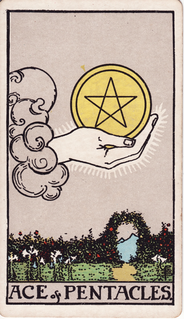 Pentacles Ace