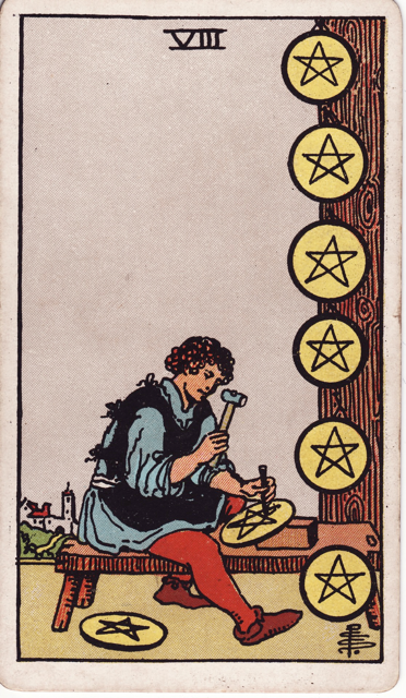 Pentacles8
